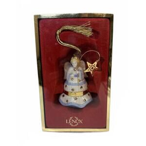 Lenox Angel Christmas Ornament Trinket Box